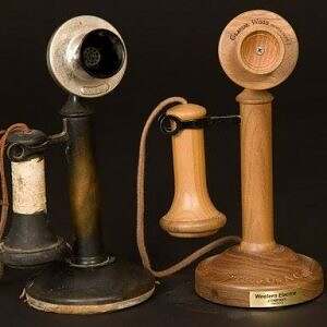 Restoration - wood Western Electric candlestick style telephone
